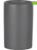 Wenko 2-delige set: tandenborstelbekers "Polaris" antraciet - (H)11,2 x Ø 7,5 cm