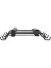 Wenko Schrankeinsatz in Schwarz - (B)22 x (H)5 x (T)28 cm