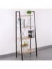 Ethnical Life Staande kast zwart/naturel - (B)60 x (H)148 x (D)32,5 cm