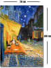 ABERTO DESIGN Kunstdruk op canvas "Cafe Terrace" - (B)70 x (H)100 cm