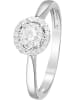 DIAMOND & CO Witgouden ring "Chamade" met diamanten