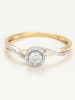 DIAMOND & CO Gouden ring "Mon idéal" met diamanten