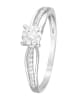 DIAMOND & CO Weißgold-Ring "La Promise" mit Diamanten