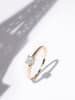 DIAMOND & CO Gouden ring "Akna" met diamant