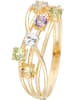 DIAMOND & CO Gold-Ring "Colorama" mit Edelsteinen