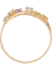 DIAMOND & CO Gold-Ring "Colorama" mit Edelsteinen