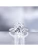 L instant d Or Witgouden ring "Amathia" met edelsteen