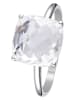 L instant d Or Witgouden ring "Amathia" met edelsteen