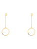 DIAMOND & CO Gouden oorstekers "Alexa" met diamanten