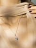 DIAMOND & CO Witgouden hanger "Saffier elixir" met diamanten