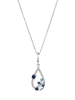 DIAMOND & CO Weißgold-Anhänger "Saphir Elixir" mit Diamanten
