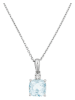 DIAMOND & CO Witgouden hanger "Tonga" met diamant