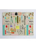 Folkifreckles Bureaumat "Desk Tools" meerkleurig - (L)55 x (B)35 cm