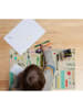 The Wild Hug Bureaumat "Desk Tools" meerkleurig - (L)55 x (B)35 cm