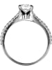 OR ÉCLAT Weißgold-Ring "La Merveilleuse" mit Edelsteinen