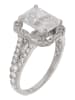 L instant d Or Weißgold-Ring "Splendeur" mit Zirkonias