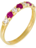 OR ÉCLAT Gold-Ring "Rubis sacré" mit Rubinen