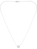 OR ÉCLAT Weißgold-Halskette "Bulle de crystal" mit Anhänger - (L) 45 cm
