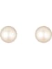 DIAMANTA Złote kolczyki-wkrętki "My Pearl" z perłami