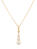 OR ÉCLAT Gold-Anhänger "Brillants pendants" mit Edelsteinen
