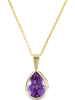 DIAMOND & CO Gold-Anhänger mit Edelstein
