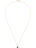 L instant d Or Gold-Anhänger "Puce" mit Edelstein