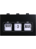 Make a Wish Kalendarz "Flip Flap" w kolorze czarnym - 19,5 x 11 x 6,5 cm