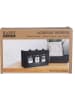 Make a Wish Kalendarz "Flip Flap" w kolorze czarnym - 19,5 x 11 x 6,5 cm