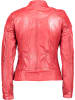7eleven Lederjacke "Dagmar" in Rot