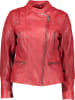 7eleven Skórzana kurtka "Lenora" w kolorze czerwonym