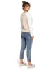 Be Wear Longsleeve in Beige/ Weiß