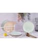Björn 6-delige set: dessertborden "Pastel" lichtblauw/lichtgroen/lichtroze - Ø 21 cm