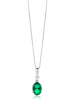 Revoni Witgouden ketting met hanger - (L)45 cm