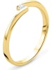 Diamant Exquis Gouden ring met diamant