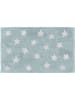 Tanuki Laagpolig tapijt "Stars" lichtblauw - (L)160 x (B)120 cm