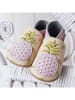 Lait et Miel Leren kruipschoenen "Ananas" lichtroze