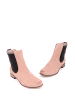 Zapato Skórzane sztyblety w kolorze jasnoróżowym