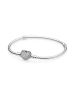 Pandora Silber-Armkette mit Zirkonia