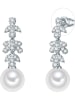 Perldesse Kolczyki-wkrętki z perłami i cyrkoniami
