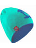 Trollkids Wende-Beanie "Troll" in Blau/ Türkis