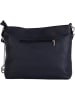 Mia Tomazzi Leder-Umhängetasche "Alerami" in Dunkelblau - (B)30 x (H)25 x (T)10 cm