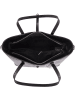 Mia Tomazzi Skórzana torebka "Valbrona" w kolorze czarnym - 40 x 27 x 14 cm
