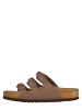 Birkenstock Pantoletten "Florida" in Hellbraun - Weite N