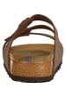 Birkenstock Pantoletten "Florida" in Hellbraun - Weite N