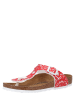 Birkenstock Japonki "Gizeh" w kolorze czerwonym