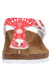 Birkenstock Japonki "Gizeh" w kolorze czerwonym