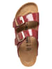 Birkenstock Slippers "Arizona" rood - wijdte S