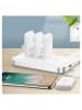 SmartCase 5-delige set: dockingstation en powerbanks wit