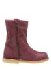 POM POM Leder-Stiefel in Lila
