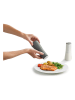 JosephJoseph 2-delige set: zout- & pepermolen grijs - (H)16,9 cm
